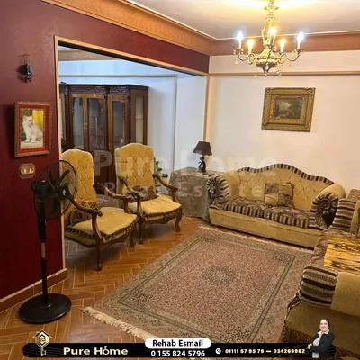 شقة للايجار المفروش - سموحة - شارع النصر في الإسكندرية, سموحة - 15,000 جنيه