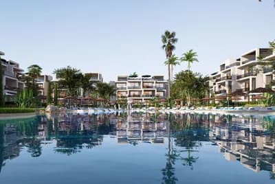 شقة غرفتين و صالة بروف خاص تطل على الاجون in Red Sea, Hurghada - 8,643,000 EGP