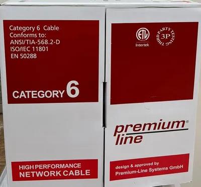 كابل بريميوم لاين CAT 6 AWG 23 الاصلي بضمان الوكيل في القاهرة, مدينة نصر - 8 جنيه