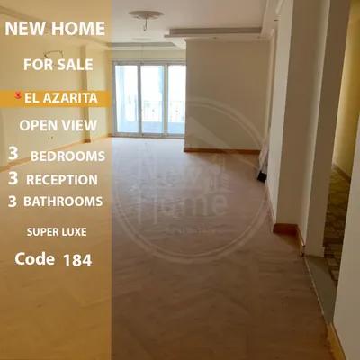 شقة للإيجار 179م الأزاريطة (علي الترام مباشرة) في الإسكندرية, الأزاريطة - 35,000 جنيه