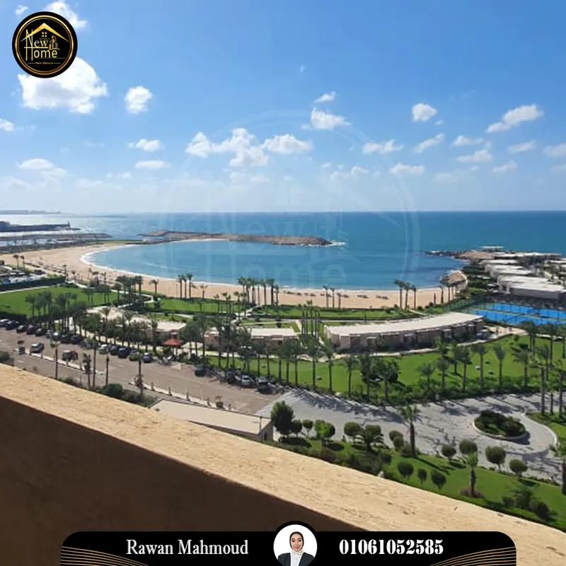 شقة للبيع 198 م – سان ستيفانو علي البحر مباشر