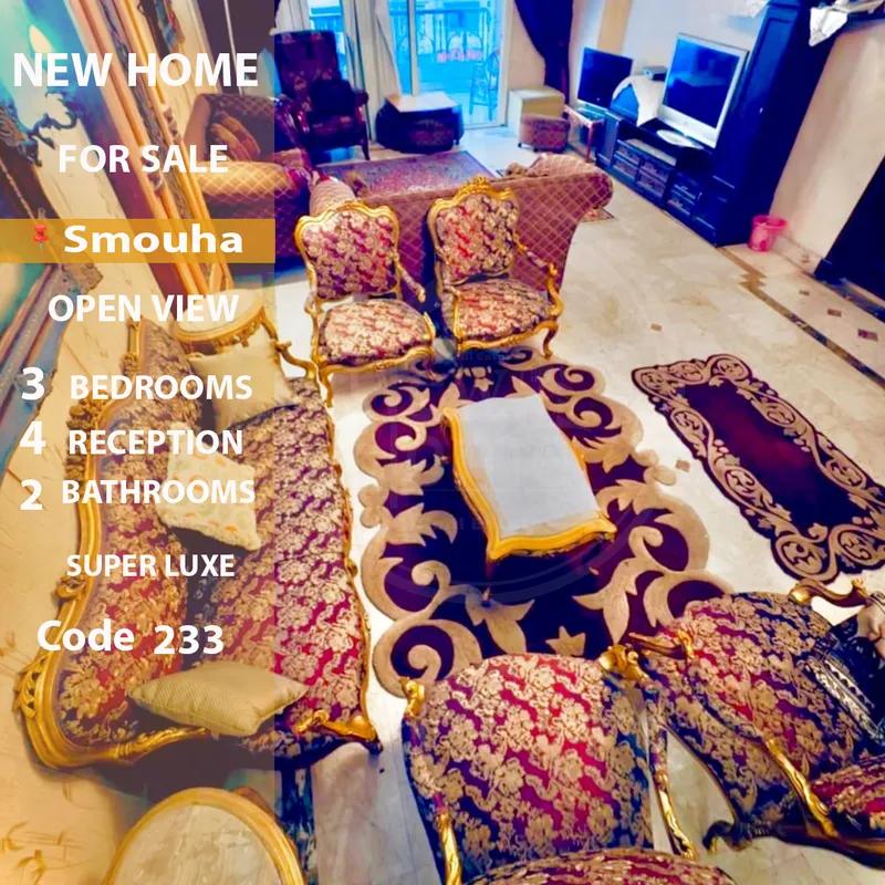 شقة مميزة للبيع 230 م سموحه ( فوزي معاز مباشر )