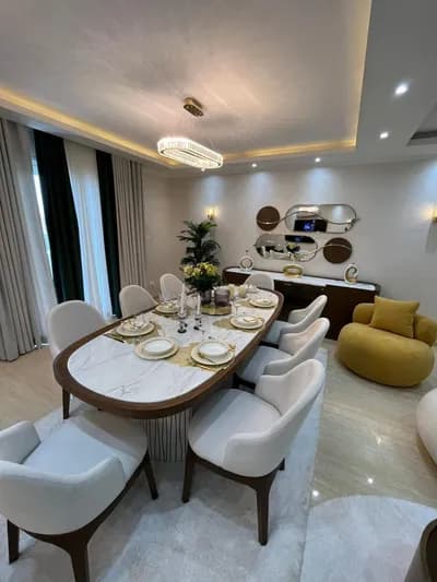 شقة بكمبوند امورادا التجمع الخامس متشطبة بالفرش والأجهزة والمكيفات  in  New Cairo,  New cairo Compounds,  Amorada - 12,000,000 EGP