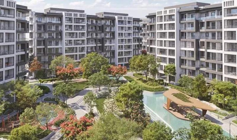 للبيع بالتقسيط شقة بفيو مميز في الـ R8 العاصمة الإدارية