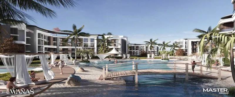 شالية كامل التشطيب للبيع بالتقسيط على 10 سنوات بالساحل شمالي