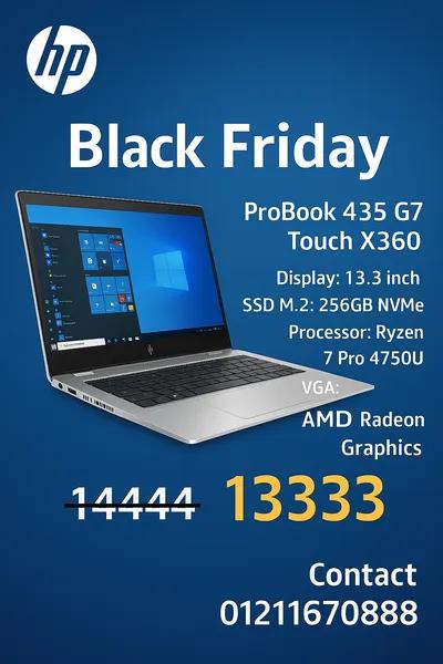 Hp 435 G7 x360 touch في القاهرة, وسط القاهرة - 13,333 جنيه