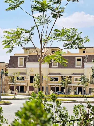 فيلا كورنر للبيع في سراي بفيو LAGON علي طريق السويس مباشره  in  New Cairo,  New cairo Compounds,  Sarai - 14,000,000 EGP
