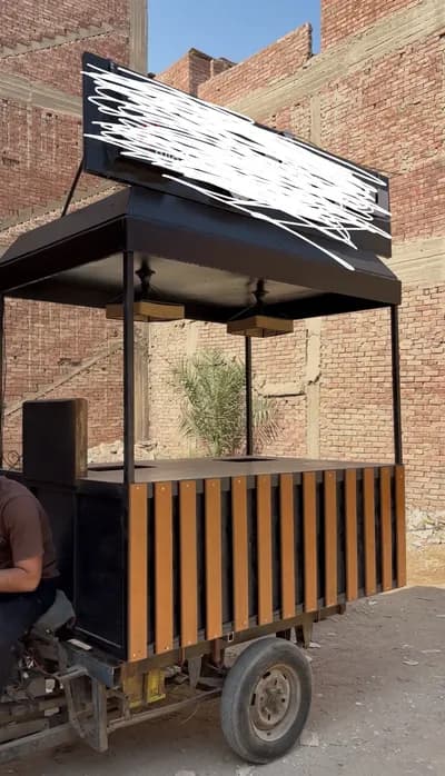 عربة طعام متنقلة / تروسيكل متنقل / كارفان اكل in Cairo, Helwan - 30,000 EGP