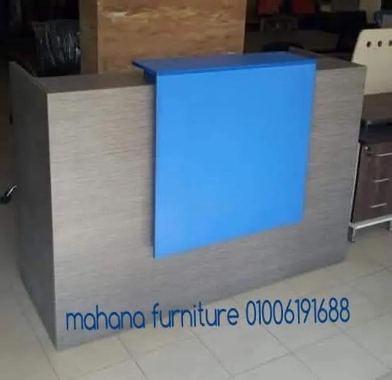 كاونتر استقبال خامات مميزة خشب كونتر