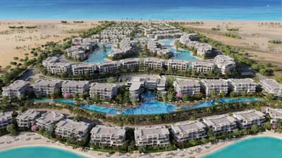 شاليه للبيع في قرية كون – الساحل الشمالي – 3 غرف – تشطيب كامل in  الساحل الشمالي,  العلمين - 1,280,000 EGP