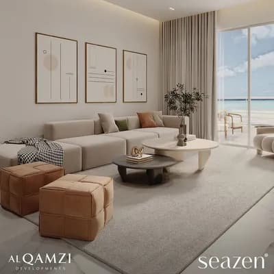 شاليه للبيع في قرية سيزن الساحل الشمالي Seazen متشطب بالتكييفات  in  الساحل الشمالي,  العلمين الجديدة - 1,060,000 EGP