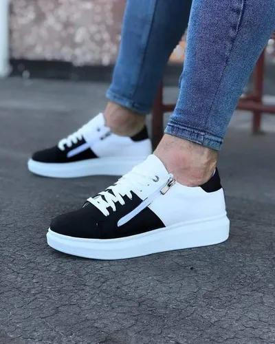 كوتشي رجالي سوستة جلد مستورد – راحة وأناقة طول اليوم 👟🔥 في القاهرة, المقطم - 350 جنيه