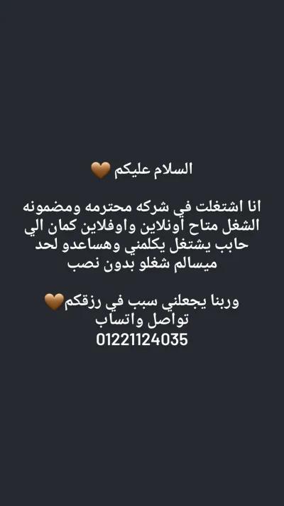 شغل اونلاين وأيضا اوفلاين في السويس, حي السويس - 3,000 جنيه