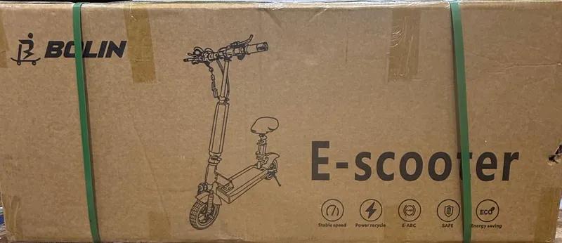 سكوتر كهربائي جديد بكرتونته من شركة Bolin جاي من الخارج